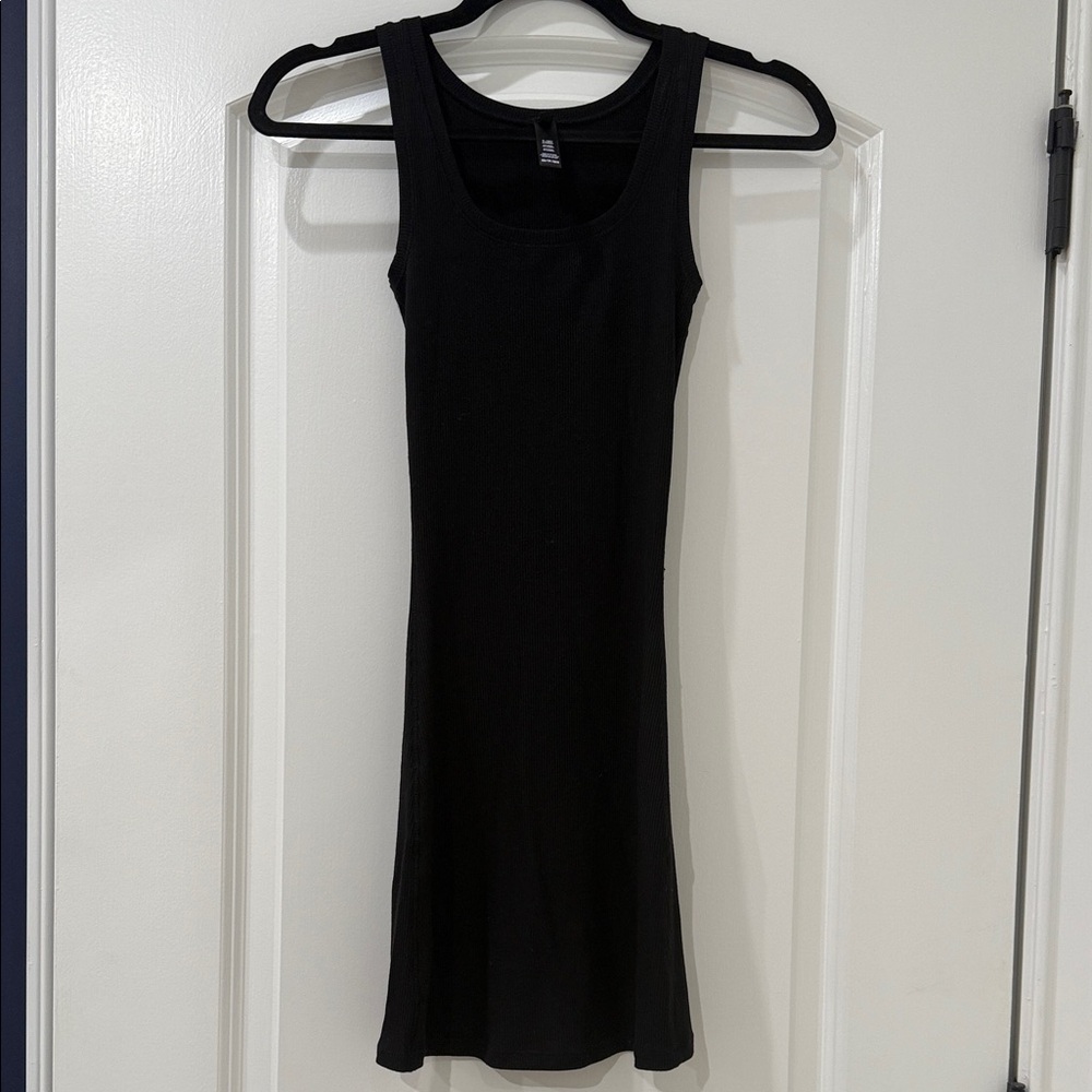 SKIMS Black Soft Lounge Onyx Mini Dress - Picture 3 of 6